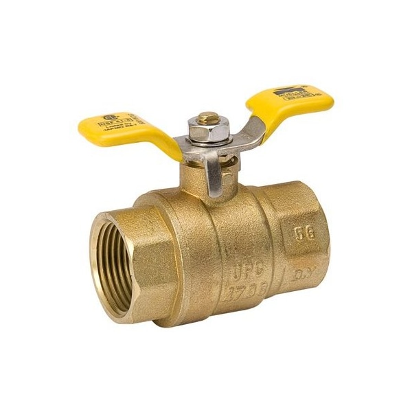 B & K 1 BRS FPT T Ball Valve 107-825TNL - main